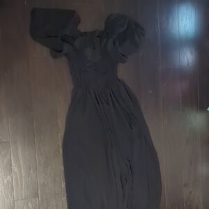 Chic Black Long Sleeve Dress